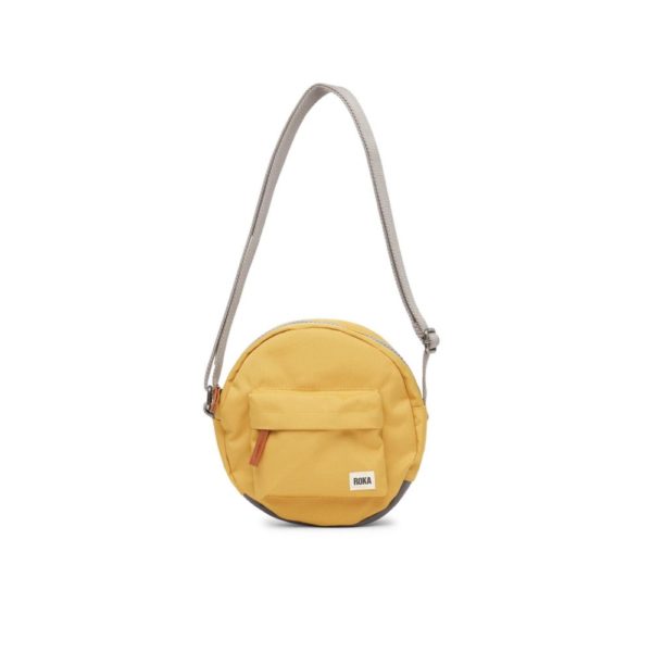 Roka Paddington B Flax Recycled Canvas Crossbody Bag