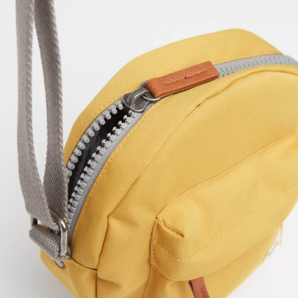 Roka Paddington B Flax Recycled Canvas Crossbody Bag - Image 4