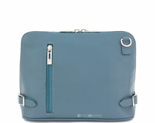 Pru Italian Leather Crossbody Handbag - Image 10