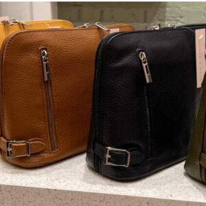 Pru Italian Leather Crossbody Handbag