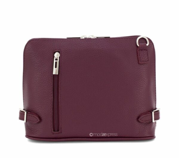 Pru Italian Leather Crossbody Handbag - Image 6