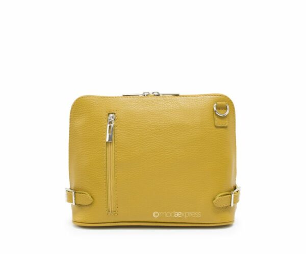 Pru Italian Leather Crossbody Handbag - Image 4