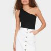 Saint Tropez Asta One Shoulder Top