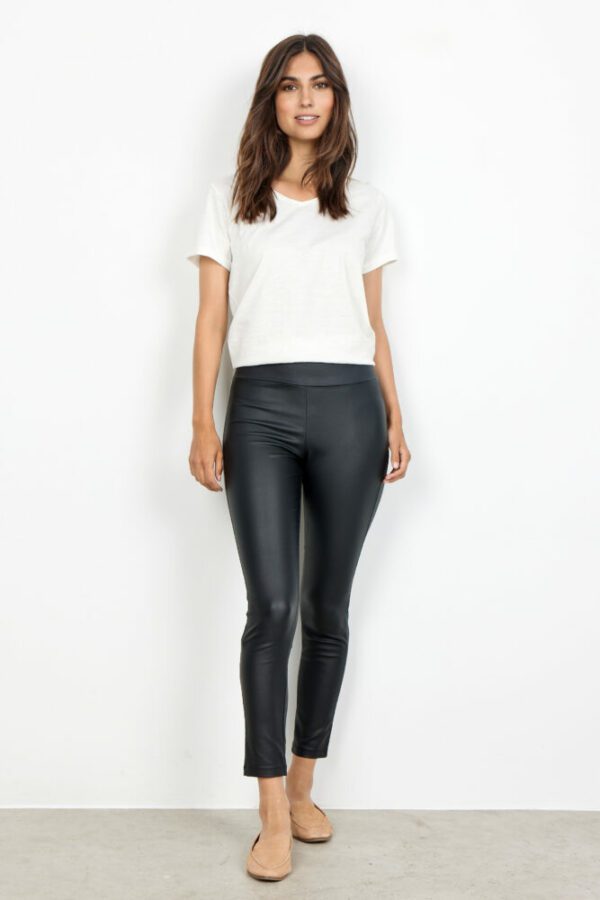 Soya Concept Pam 2B Trousers - Black & Green
