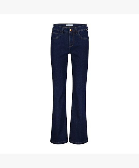 Jeans red hot sale button