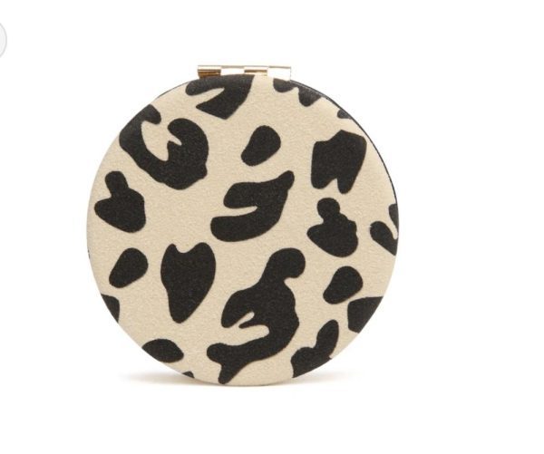Alice Wheeler Animal Print Round Compact Mirror - Image 3