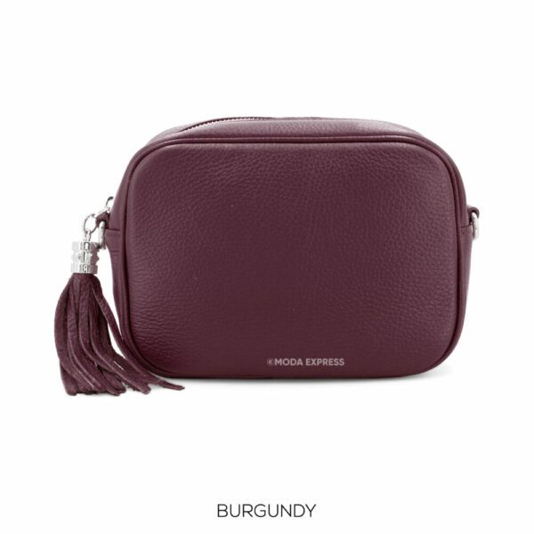 Camera Leather Bag with Tassel - Image 2