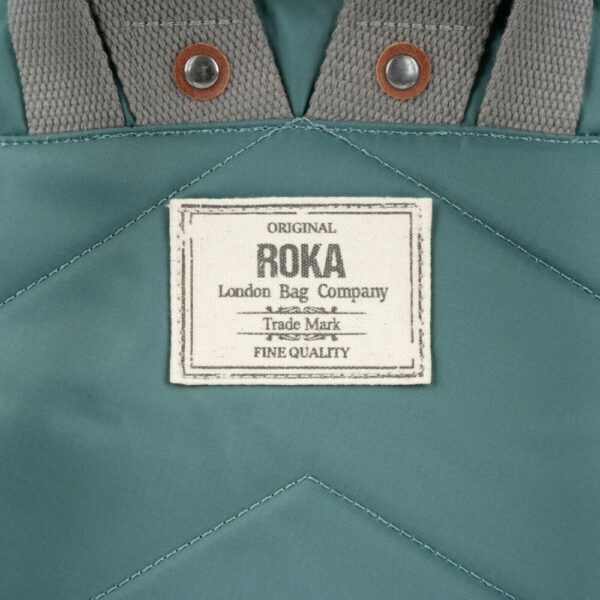Roka Canfield B Sage Medium Recycled Nylon Backpack - Image 6