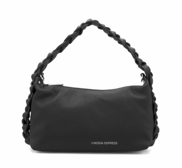 Grab Leather Plaited Handbag - Image 2