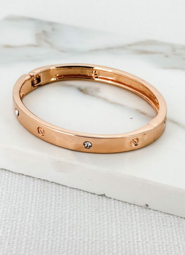 Envy 3677 Statement Bangle in Silver or Gold