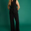 Another Sunday Davies Black Wide Leg Trousers - Image 2
