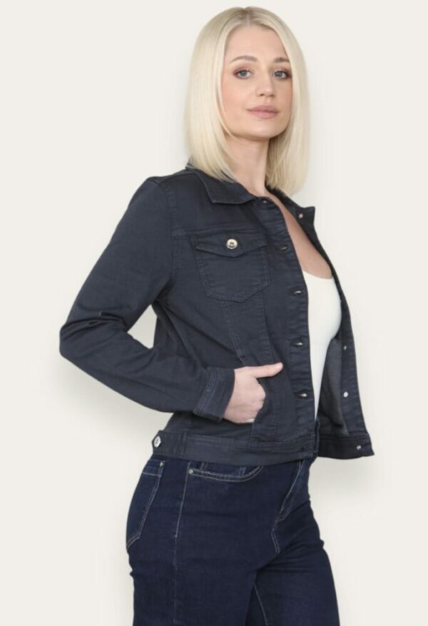 Roxy Navy Denim Jacket - Image 3