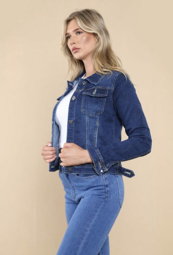 Roxy Dark Denim Jacket - Image 4
