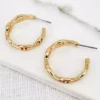 Envy 3586 Hoop Earrings in Gold & Silver