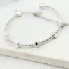 Envy 4046 Bolt Bangle in Gold & Silver - Image 2