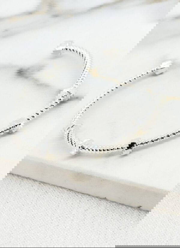 Envy 4046 Bolt Bangle in Gold & Silver - Image 2