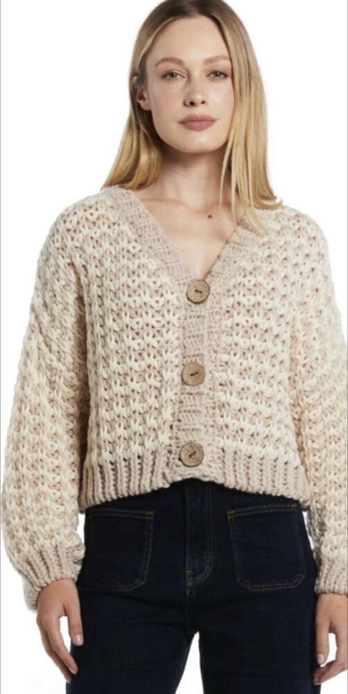 Grace Chunky Knit Short Cardigan Glam and Grace