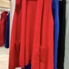 Beth Roll Collar Knit Long Gilet - Image 5