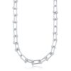 Renata 2368 Chunky Statement Chain Necklace - Gold & Silver - Image 2
