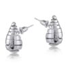 Sarah 3251 Spiral Teardrop Earrings - Gold & Silver - Image 2