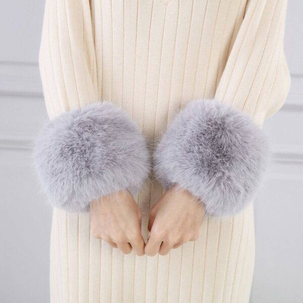 Faux Fur Cuffs - Image 4