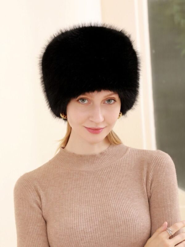Cara Cossack Style Faur Fur Hat - Image 2
