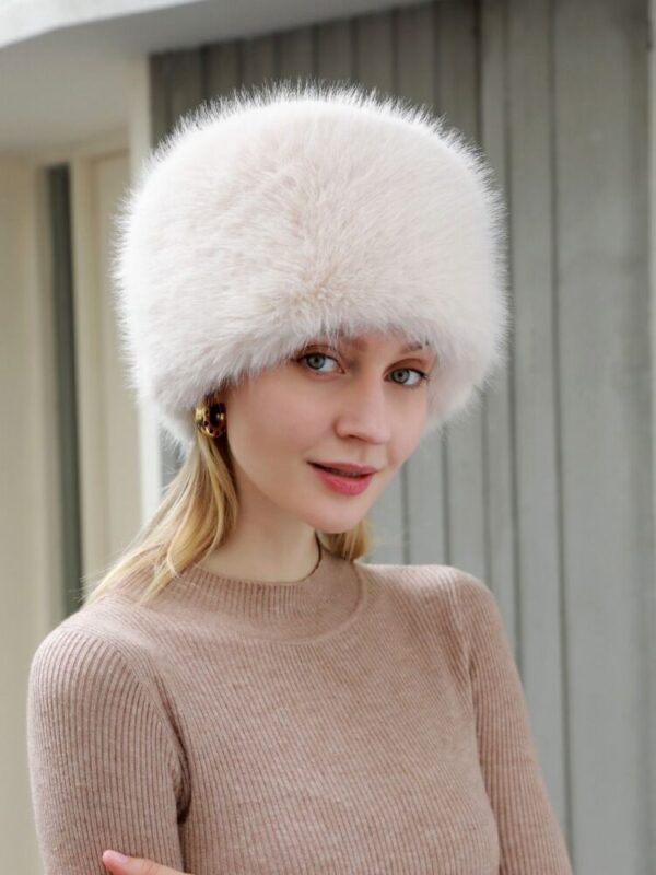 Cara Cossack Style Faur Fur Hat - Image 3