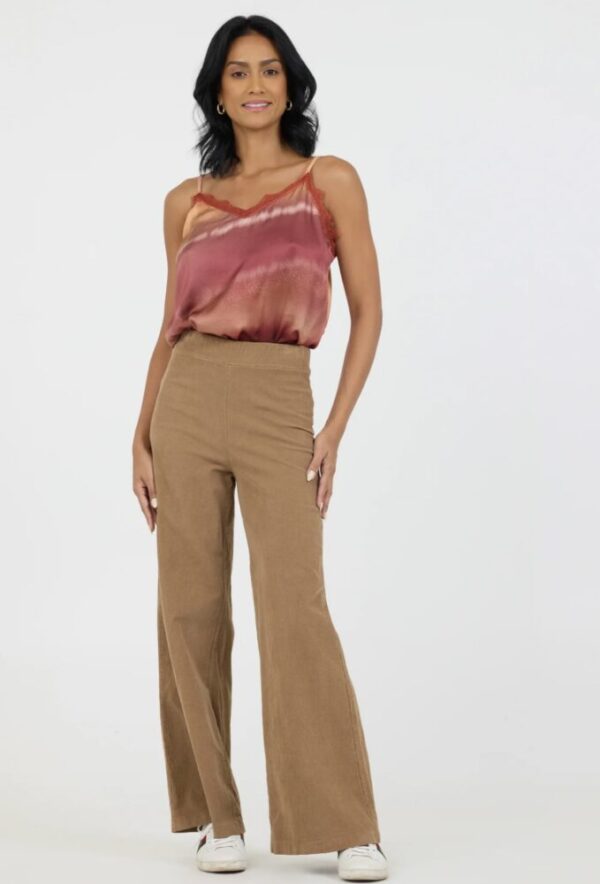 Suzy D Ziggy Wide Leg Baby Cord Pants - Image 3