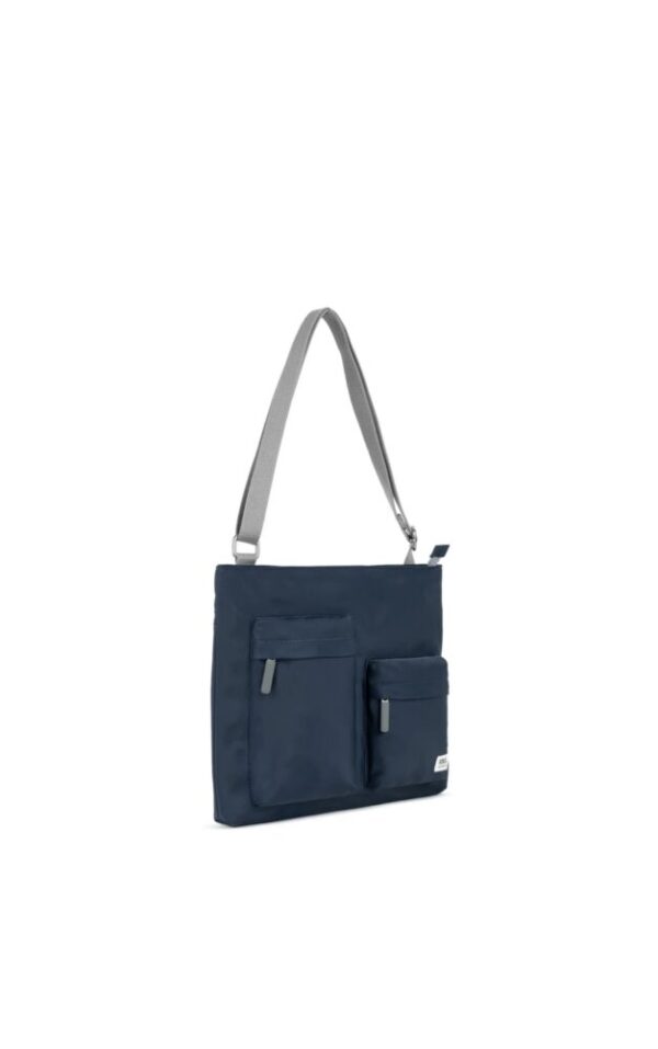 Roka Moorgate M Midnight Recycled Nylon Medium Crossbody Bag - Image 2