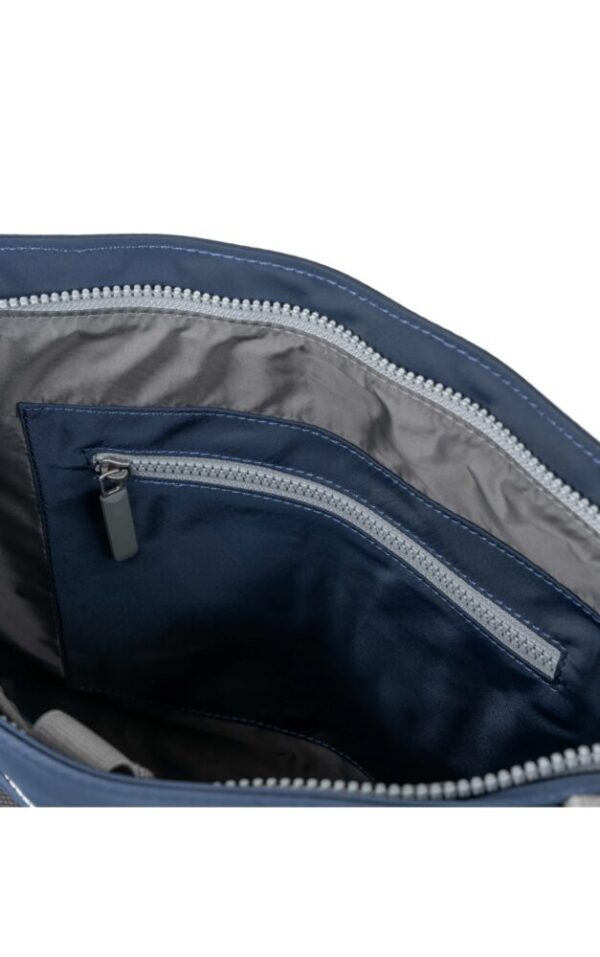 Roka Moorgate M Midnight Recycled Nylon Medium Crossbody Bag - Image 4