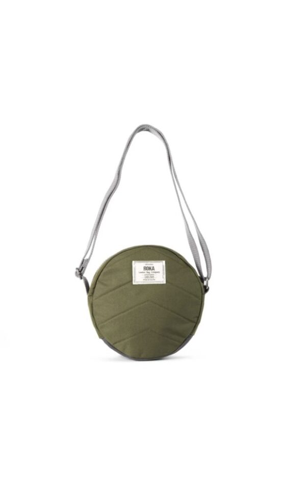 Roka Paddington B Moss Recycled Canvas Medium Crossbody Bag - Image 6