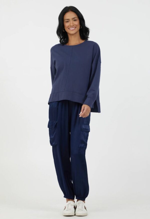 Suzy D Jenson Sweatshirt with Side Splits - Image 6