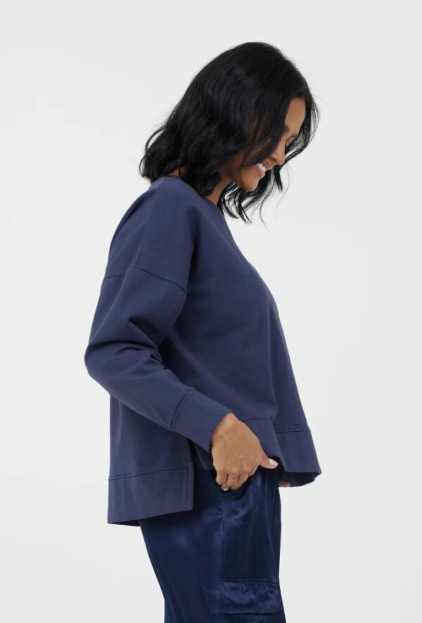 Suzy D Jenson Sweatshirt with Side Splits - Image 4