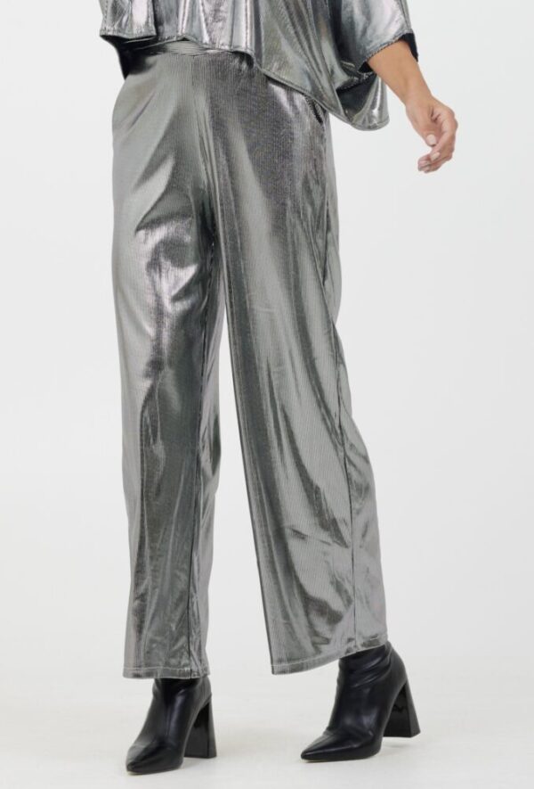 Suzy D Welburn Metallic Palazzo Pants - Image 3