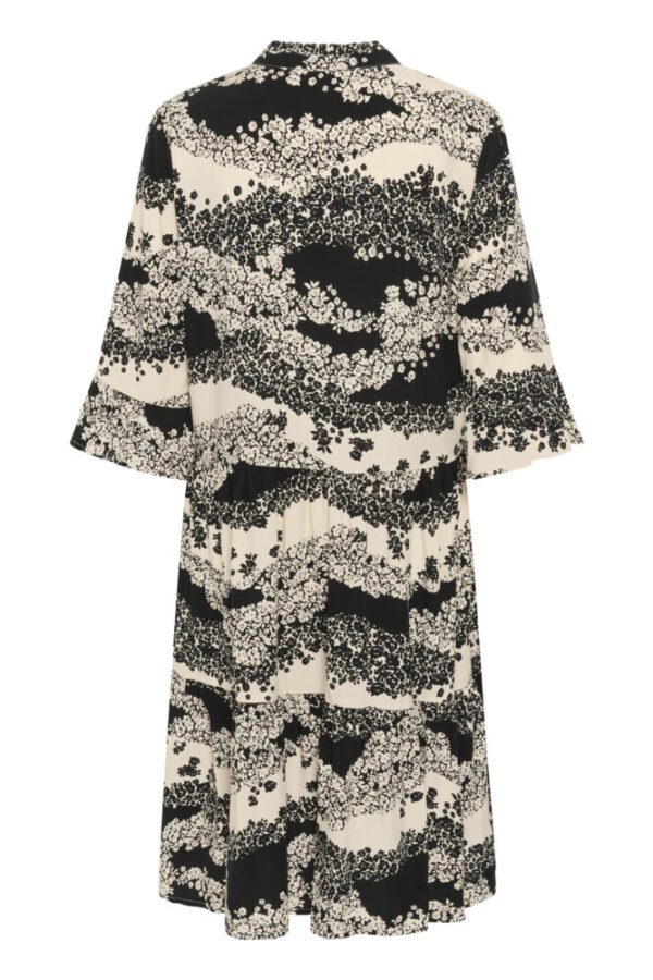 Saint Tropez Black Wavy Flowers Eda Dress - Image 7