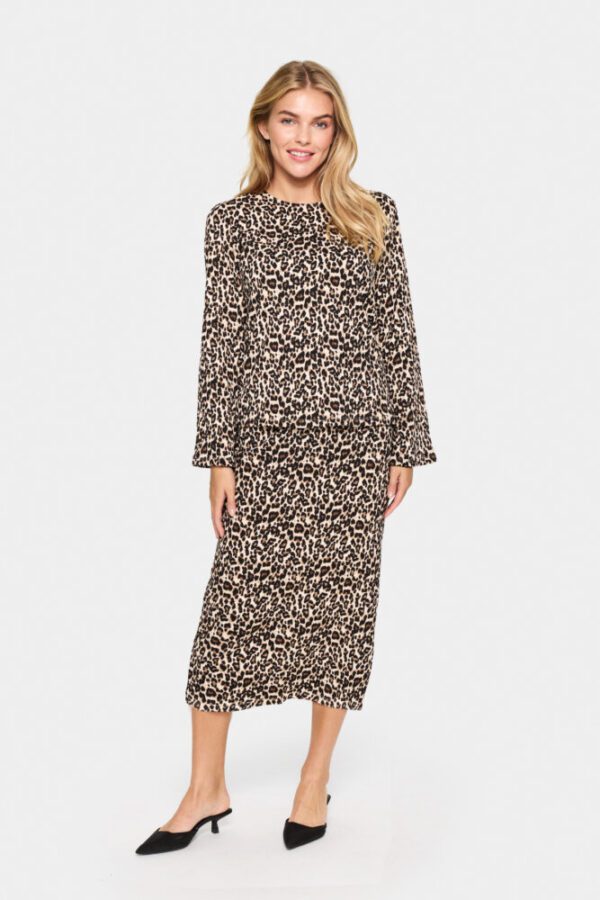 Saint Tropez IIyssa Leo Print Top - Image 6
