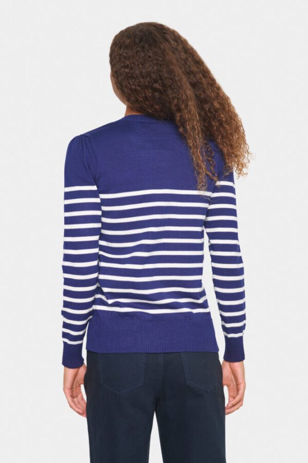 Saint Tropez Blue Mila Striped Pullover - Image 2