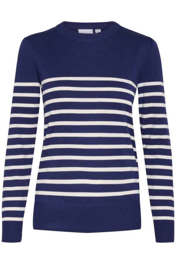 Saint Tropez Blue Mila Striped Pullover - Image 3