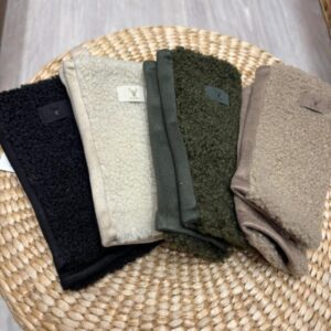 Ted Boucle Fingerless Gloves
