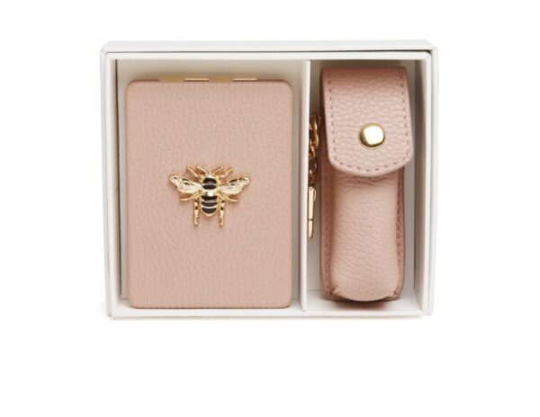 Alice Wheeler Oblong Compact Mirror & Lipstick Holder Gift Set - Image 8