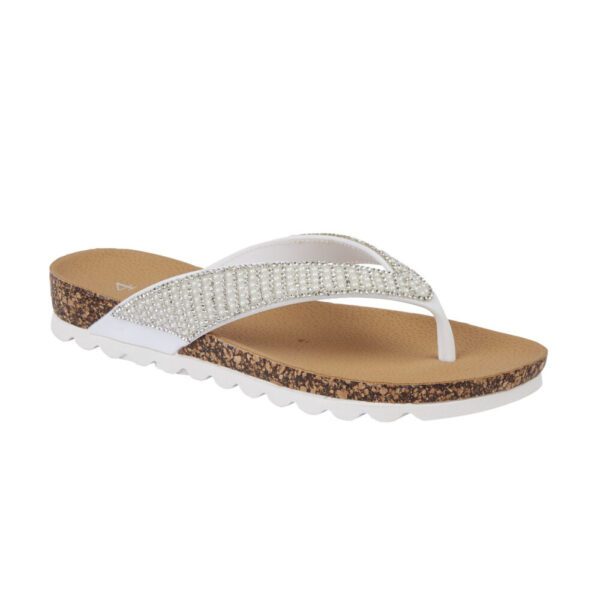 Sunset White Sandals