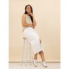 Lunar Evie White Leather Plimsolls - Image 9