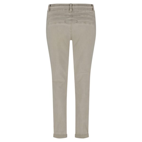 Red Button Pebble Tessy Slub Twill Trousers - Image 2