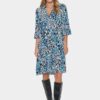 Saint Tropez Blue Animal EdaSZ Dress