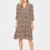 Saint Tropez Leopard Eda Dress