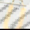 Envy 4314 Short infinity chain t-bar necklace in Gold or Silver