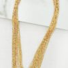 Envy 4329 Short multi strand necklace in Gold or Silver - Image 2