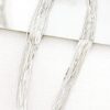 Envy 4389 Short Multi Strand Snake Chain Necklace in Gold or Silver - Image 2