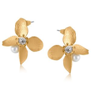 3577 Cordelia Matte Floral Earrings