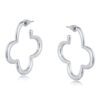 3078 Carmen Floral Shape Metal Earrings - Image 2